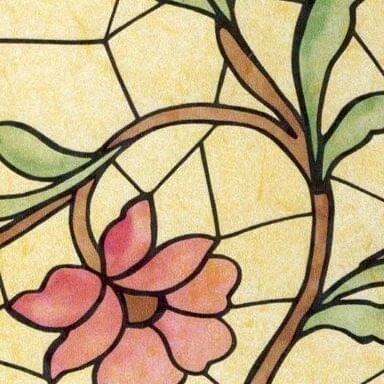 Overige Merken Raamfolie Bloem (45cm) 1 Overige Merken Raamfolie Bloem (45cm)