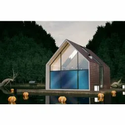 Overige Merken Statisch Zonwerend Raamfolie Anti-inkijk Blauw (90cm) -Folie Decoratie Verkoop 1979170236