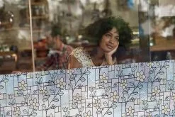 Lineafix Statisch Raamfolie Glas In Lood Bloem (46cm) 5 Lineafix Statisch Raamfolie Glas In Lood Bloem (46cm) -Folie Decoratie Verkoop 1979170839