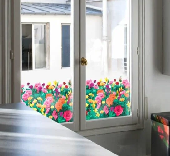 Overige Merken Raamfolie Roos Voor HR++ Glas (61cm) 1 Overige Merken Raamfolie Roos Voor HR++ Glas (61cm)